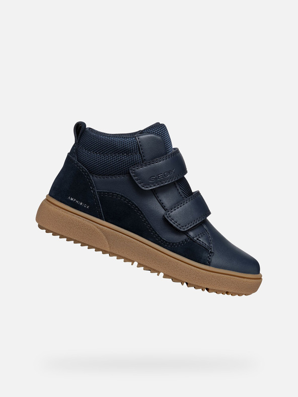 Geox Modré chlapčenské tenisky Geox Theleven B Abx