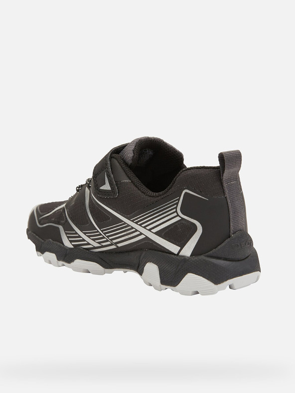 Geox Čierne chlapčenské tenisky Geox Magnetar B Abx