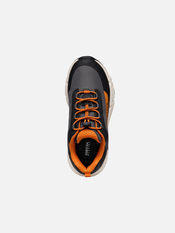 Geox Tmavosivé chlapčenské tenisky Geox Flexyper Plus
