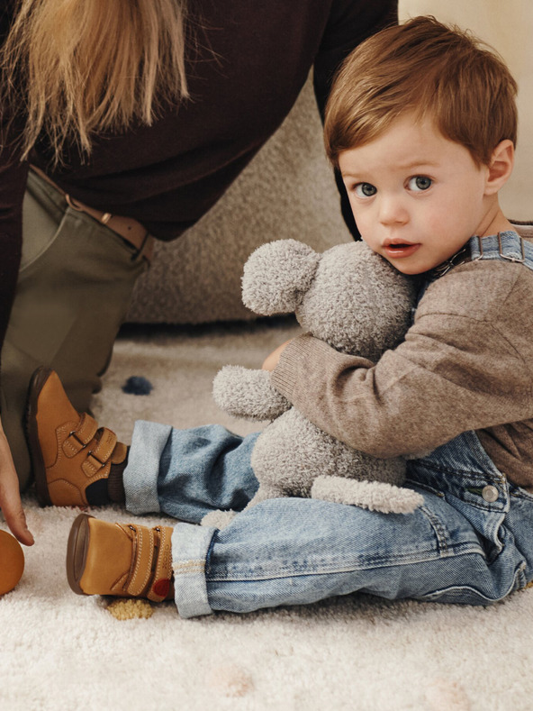 Geox Chlapci First Steps Geox Macchia Béžové