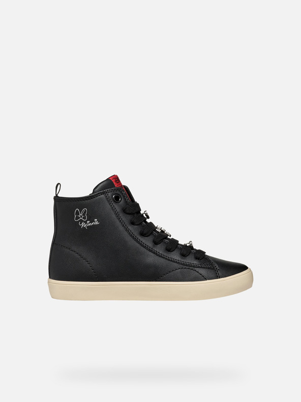 Geox Čierna dievčenská členková obuv Geox Gisli