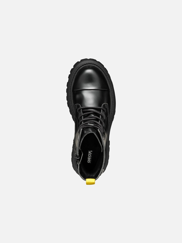 Geox Čierna dievčenská členková obuv Geox Maquinnerns