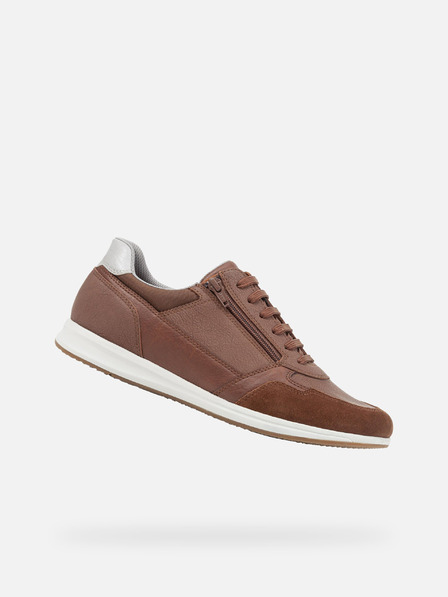 Geox Hnedé pánske tenisky Geox Avery