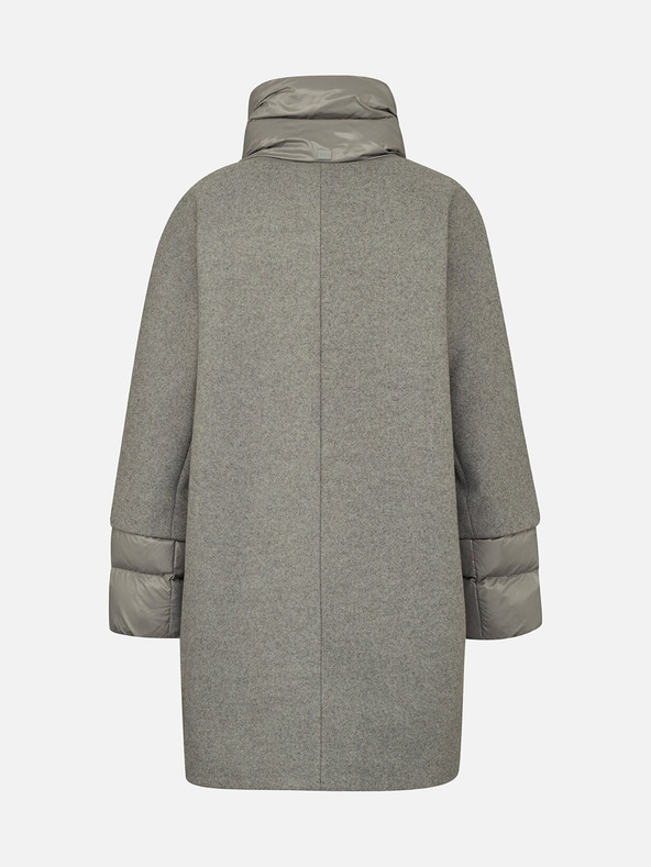 Geox Šedý dámsky kabát Geox Diamanta