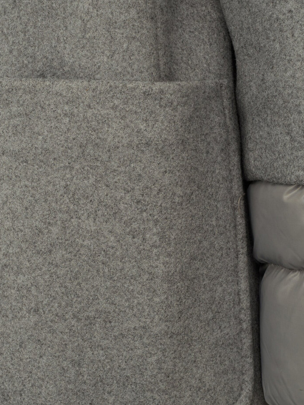 Geox Šedý dámsky kabát Geox Diamanta