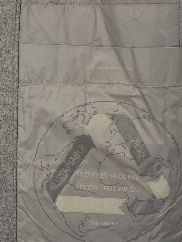 Geox Šedý dámsky kabát Geox Diamanta