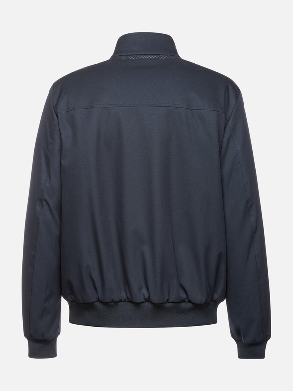 Geox Modrá pánska bunda Geox Vincit