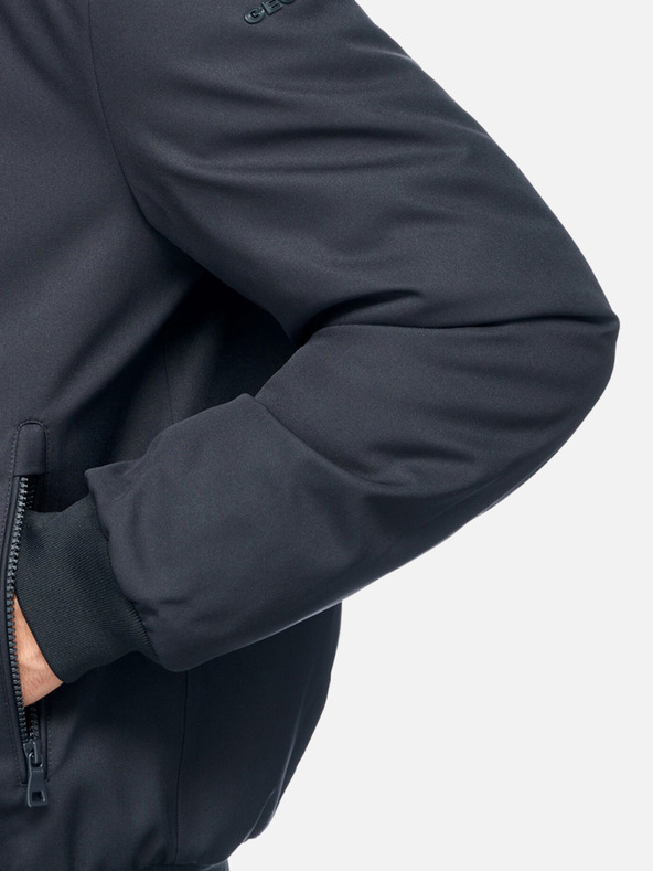 Geox Modrá pánska bunda Geox Vincit