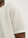 Jack & Jones Béžová pánska polokošeľa Jack & Jones Mykonos