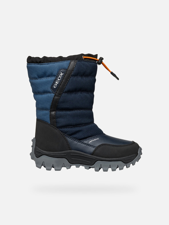 Geox Modré chlapčenské zimné topánky Geox Himalaya Abx