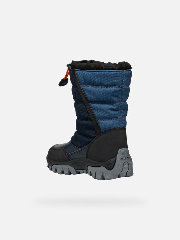 Geox Modré chlapčenské zimné topánky Geox Himalaya Abx