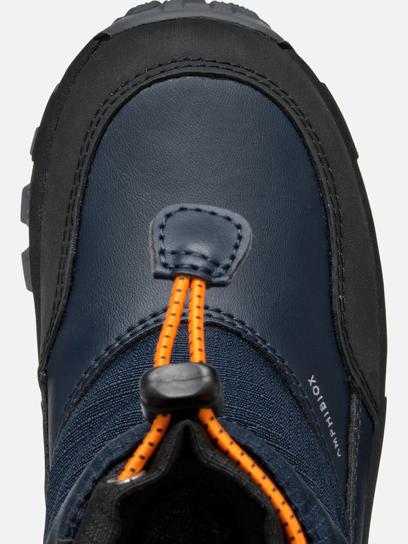 Geox Modré chlapčenské zimné topánky Geox Himalaya Abx