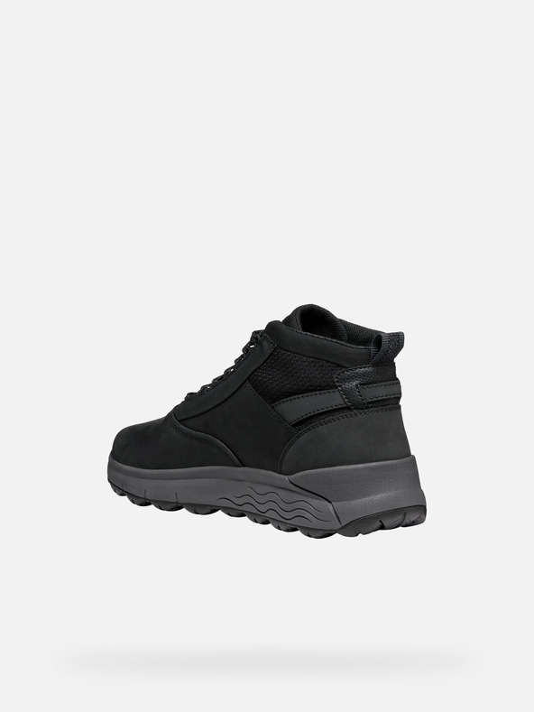 Geox Čierna pánska členková obuv Geox Spherica 4x4 B Abx