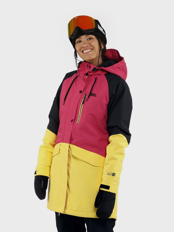 Horsefeathers Bunda Pola II - malinová veľkosť L HORSEFEATHERS