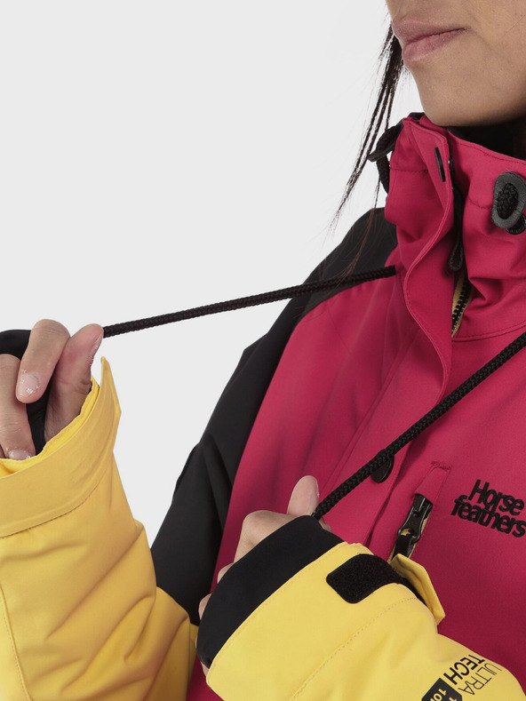 Horsefeathers Bunda Pola II - malinová veľkosť L HORSEFEATHERS