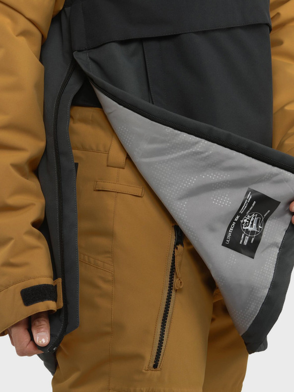 Horsefeathers Bunda Mija - čierna/smrekovo žltá veľkosť L HORSEFEATHERS