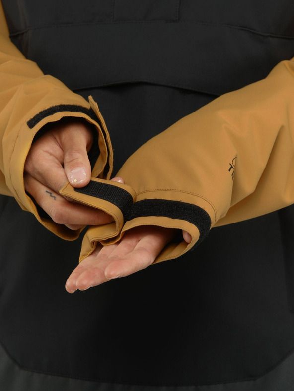 Horsefeathers Bunda Mija - čierna/smrekovo žltá veľkosť L HORSEFEATHERS