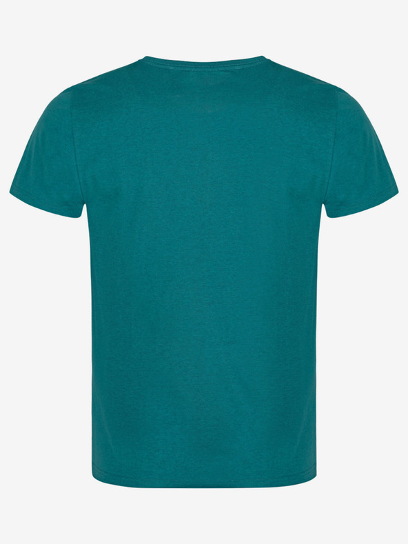 Loap Pánske petrolejové tričko s potlačou LOAP BENUL