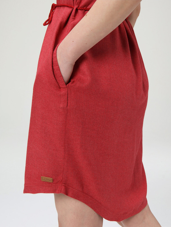 Loap Červené dámske letné šaty LOAP NECLA