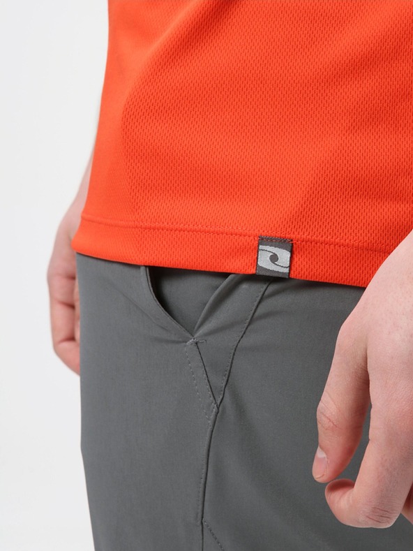 Loap Oranžové pánske tričko LOAP MUSLAN