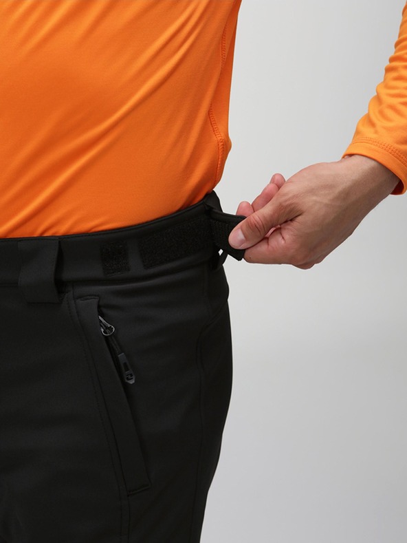 Loap Čierne pánske softshellové nohavice LOAP LUPIC