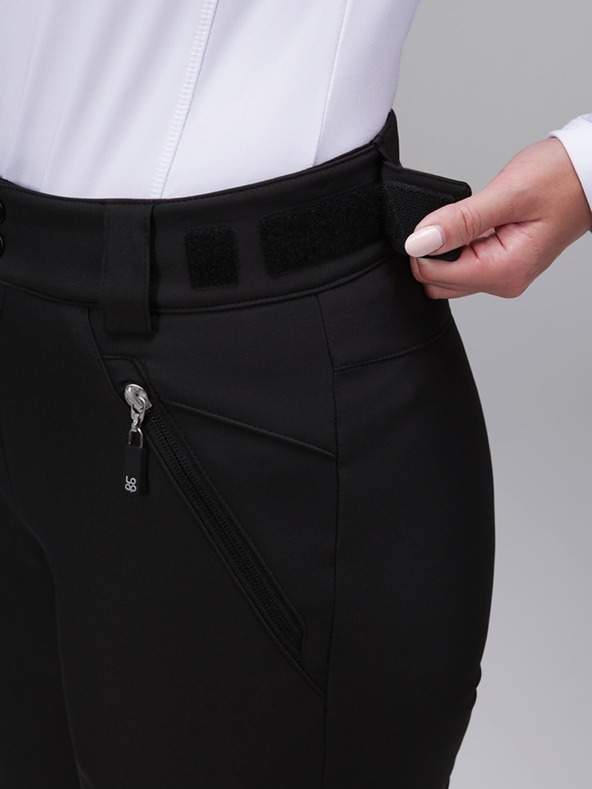 Loap Čierne dámske softshellové lyžiarske nohavice LOAP Lupgula