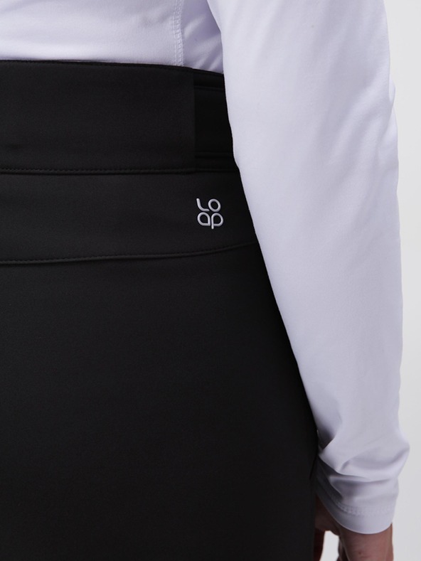 Loap Čierne dámske softshellové lyžiarske nohavice LOAP Lupgula