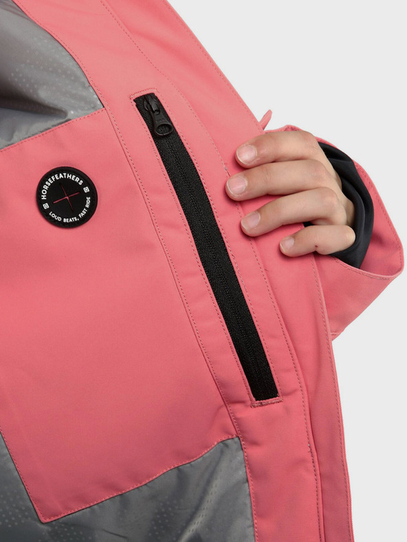 Horsefeathers Detská bunda Saddie - čajová ruža veľkosť L HORSEFEATHERS