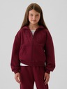 GAP Detská mikina s logom a fleece GAP