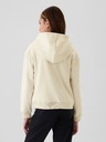 GAP Detská mikina s logom a fleece GAP