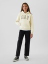 GAP Detská mikina s logom a fleece GAP