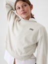 GAP Detská mikina s logom a fleece GAP