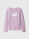 GAP Detské tričko s metalickým logom GAP