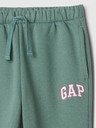 GAP Detské tepláky fleece logo army GAP
