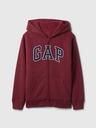 GAP Detská sherpa mikina s logom GAP