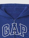 GAP Baby sherpa mikina s logom GAP