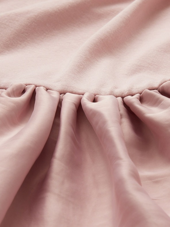 GAP Detské šaty so saténovou sukňou GAP