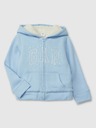 GAP Baby sherpa mikina s logom GAP