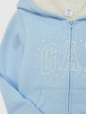 GAP Baby sherpa mikina s logom GAP