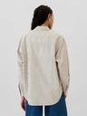 GAP Pruhovaná oversize košeľa Poplin Big Shirt GAP
