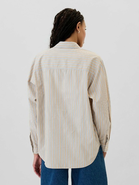 GAP Pruhovaná oversize košeľa Poplin Big Shirt GAP