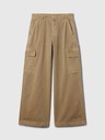 GAP Nohavice s vreckami Baggy Khaki Cargo GAP