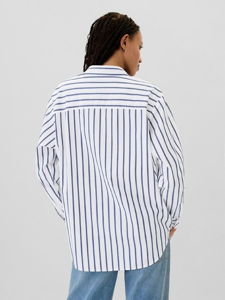 GAP Pruhovaná oversize košeľa Poplin Big Shirt GAP