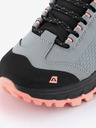 ALPINE PRO Čierno-sivé dámske outdoorové topánky s membránou PTX ALPINE PRO Kneiffe