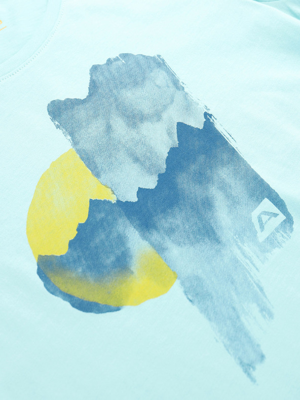 ALPINE PRO Dámske tričko z organickej bavlny ALPINE PRO EKKA modrá