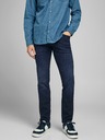 Jack & Jones Tmavomodré slim fit džínsy Jack & Jones Glenn