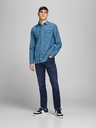 Jack & Jones Tmavomodré slim fit džínsy Jack & Jones Glenn