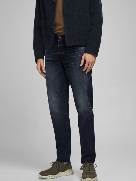 Jack & Jones Tmavomodré úzke džínsy Jack & Jones Mike