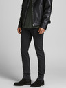 Jack & Jones Čierne slim fit džínsy Jack & Jones Glenn