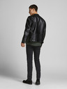 Jack & Jones Čierne slim fit džínsy Jack & Jones Glenn